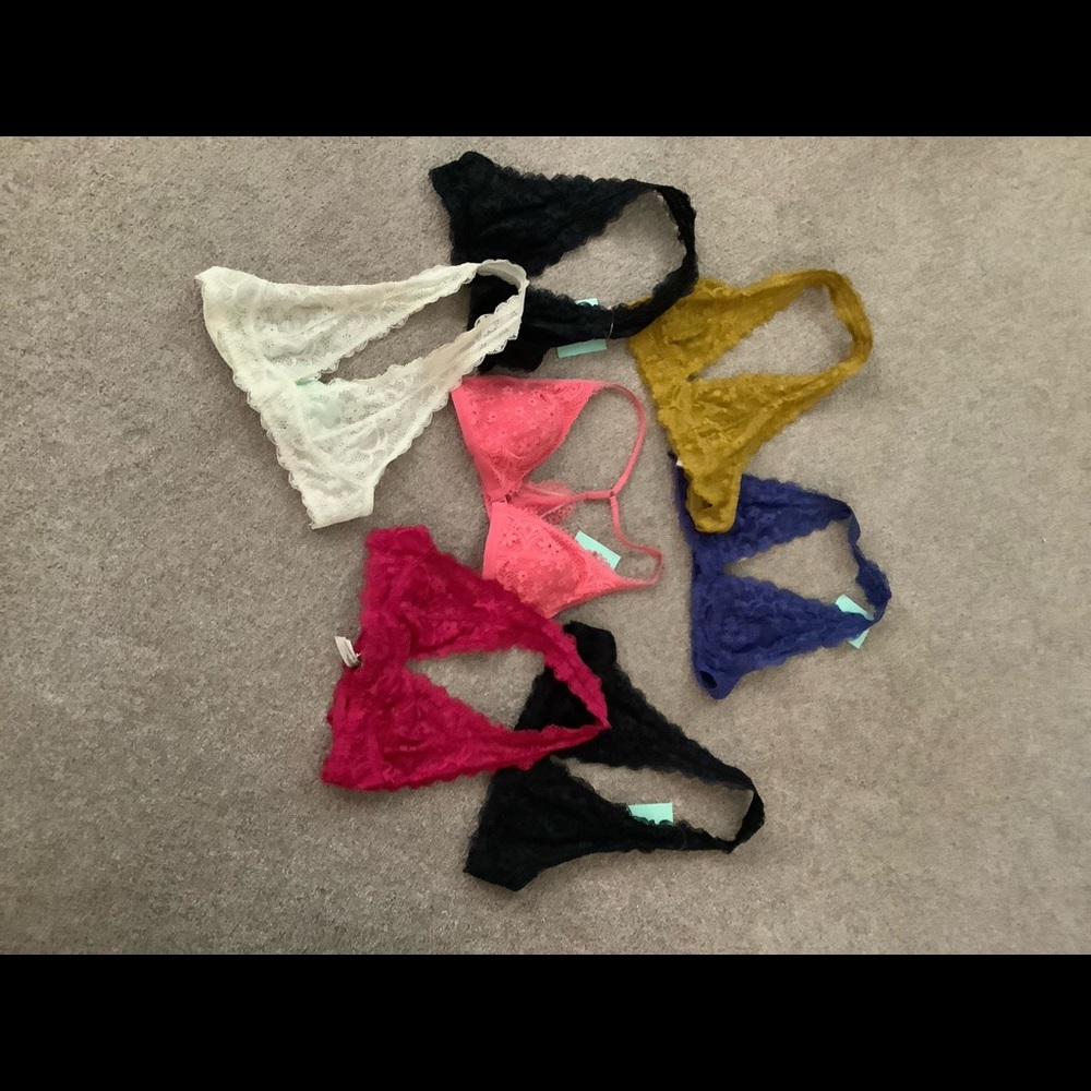 Bundle of Free People & Victoria Secret Bralettes